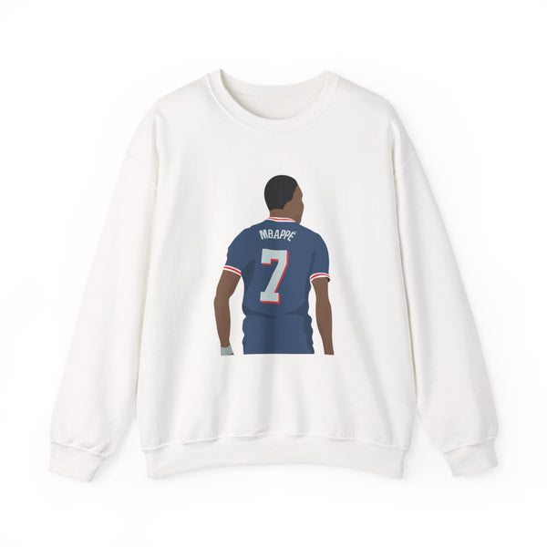 Mbappe - Football Sweatshirt White Front