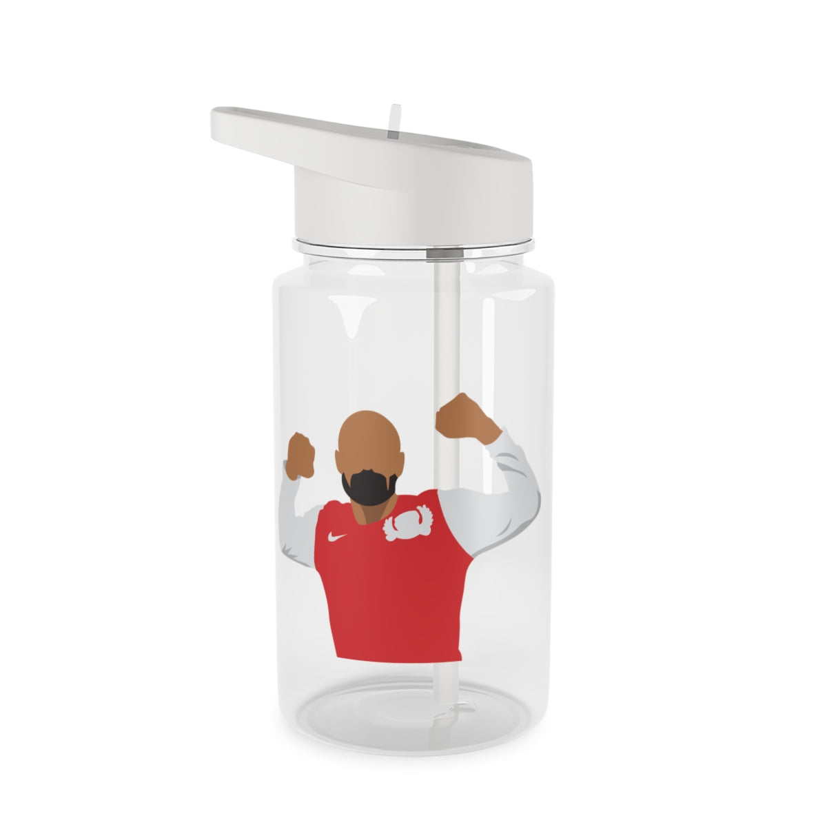 Henry - Football Clear Water Bottle