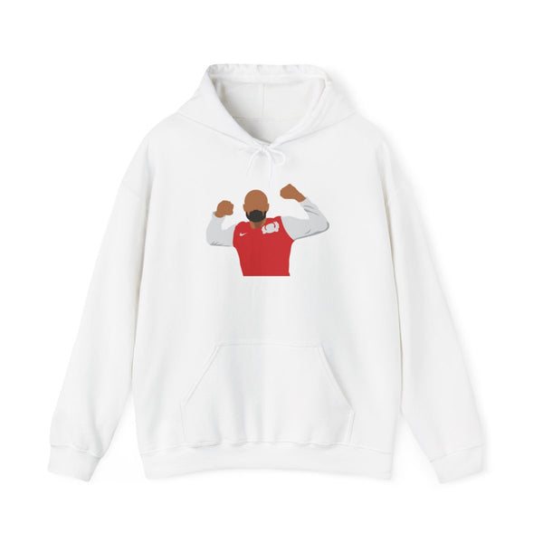 Henry - Football Hoodie White Front