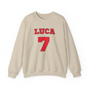 Red - Personalised Football   Sweatshirt 5