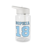 Personalised Football Clear Water Bottles