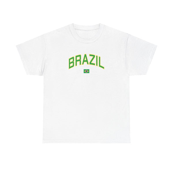 Brazil Team Kit T-Shirt White Front