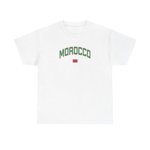 Morocco Team Kit T-Shirt White Front