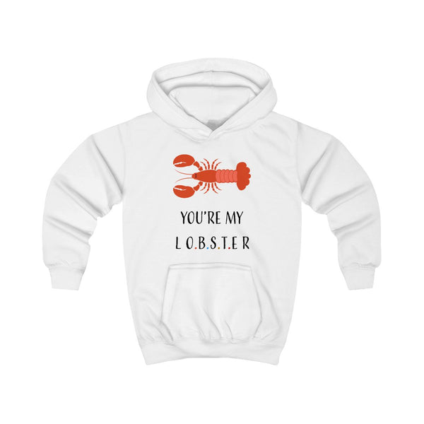 You're My Lobster Kids Hoodie White Front