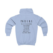 Spelling Phoebe Kids Hoodie 6