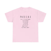Spelling Phoebe T-Shirt 7