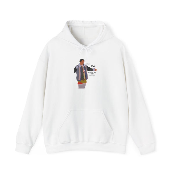 Could I Be Wearing Any More Clothes Hoodie White Front