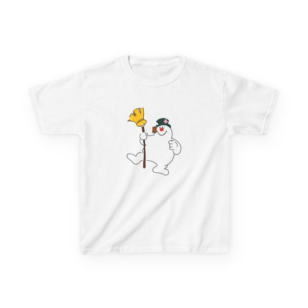Broom - Snowman Kids T-Shirt White Front