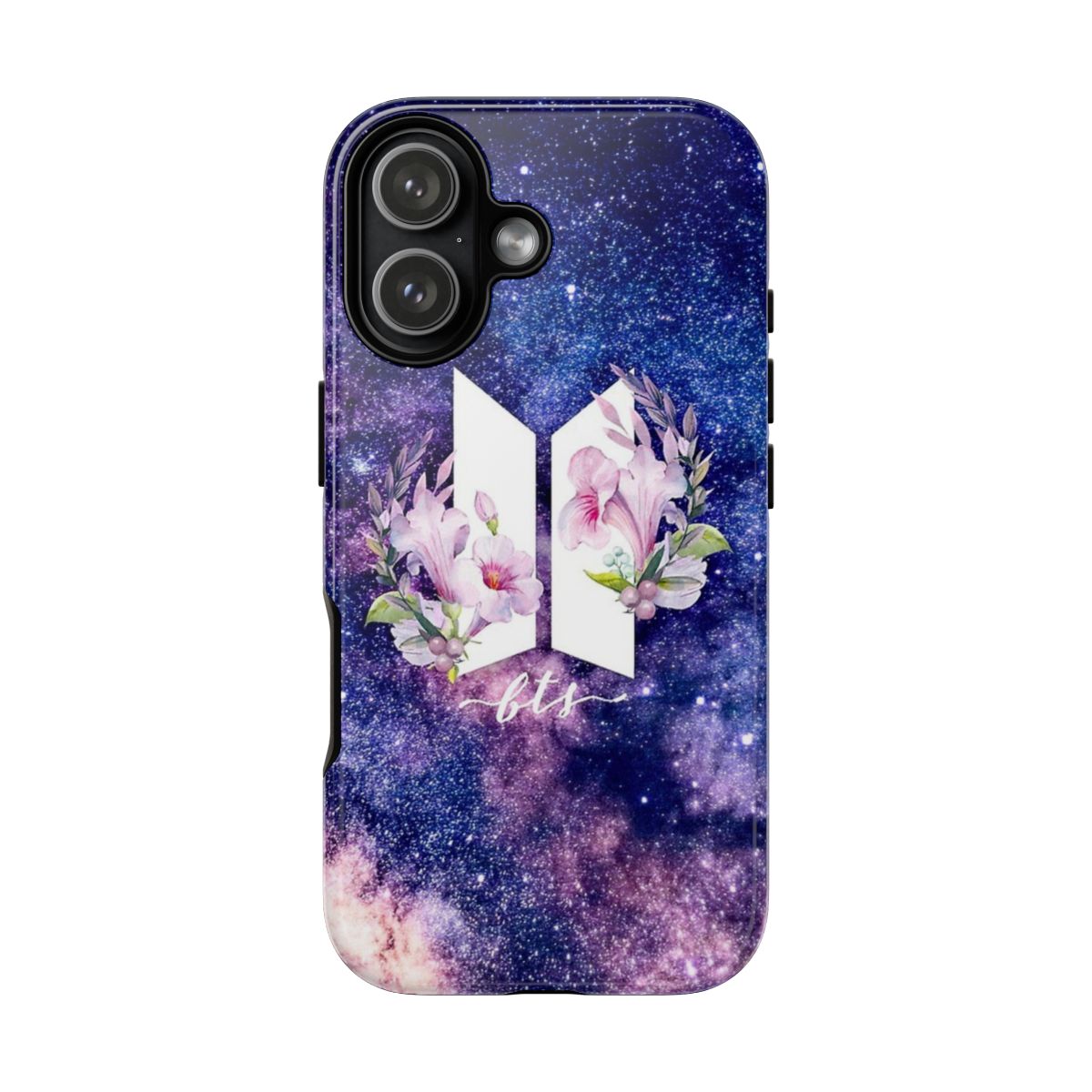 Galaxy Floral K-Pop Band Logo Phone Case