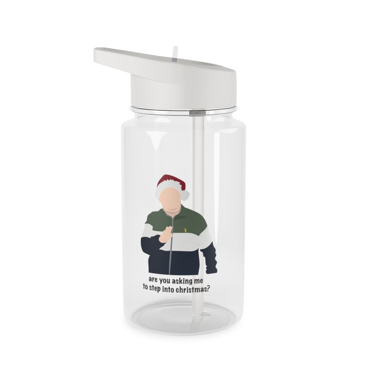 Are You Asking Me To Step Into Christmas - Gavin And Stacey Clear Water Bottle