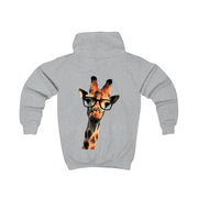 Hipster Giraffe Tumblr Kids Hoodie 4