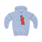 Tiger - Golf Kids Hoodie 7