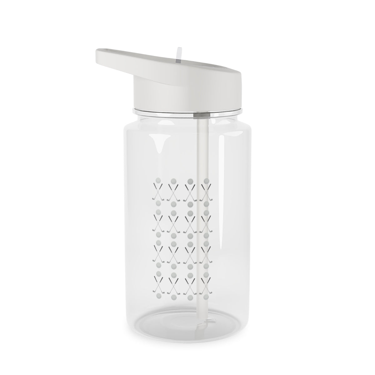 Golf clubs Clear Water Bottle