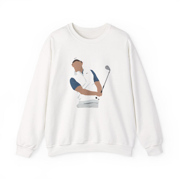 Mcllroy - Golf Sweatshirt White Front