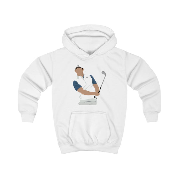 Mcllroy - Golf Kids Hoodie White Front