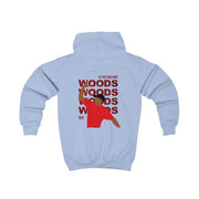 Woods Dark Red Kids Hoodie 6
