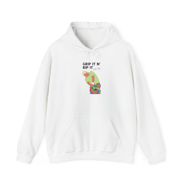 Grip It N Rip It  Hoodie White Front