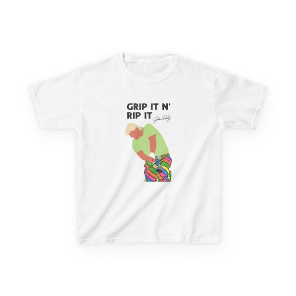Grip It N Rip It  Kids T-Shirt White Front