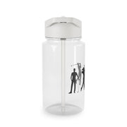 Golf Silhouettes Clear Water Bottle 3