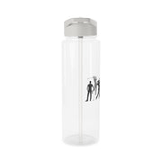 Golf Silhouettes Clear Water Bottle 8