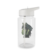 Green 2d Clear Water Bottle 2