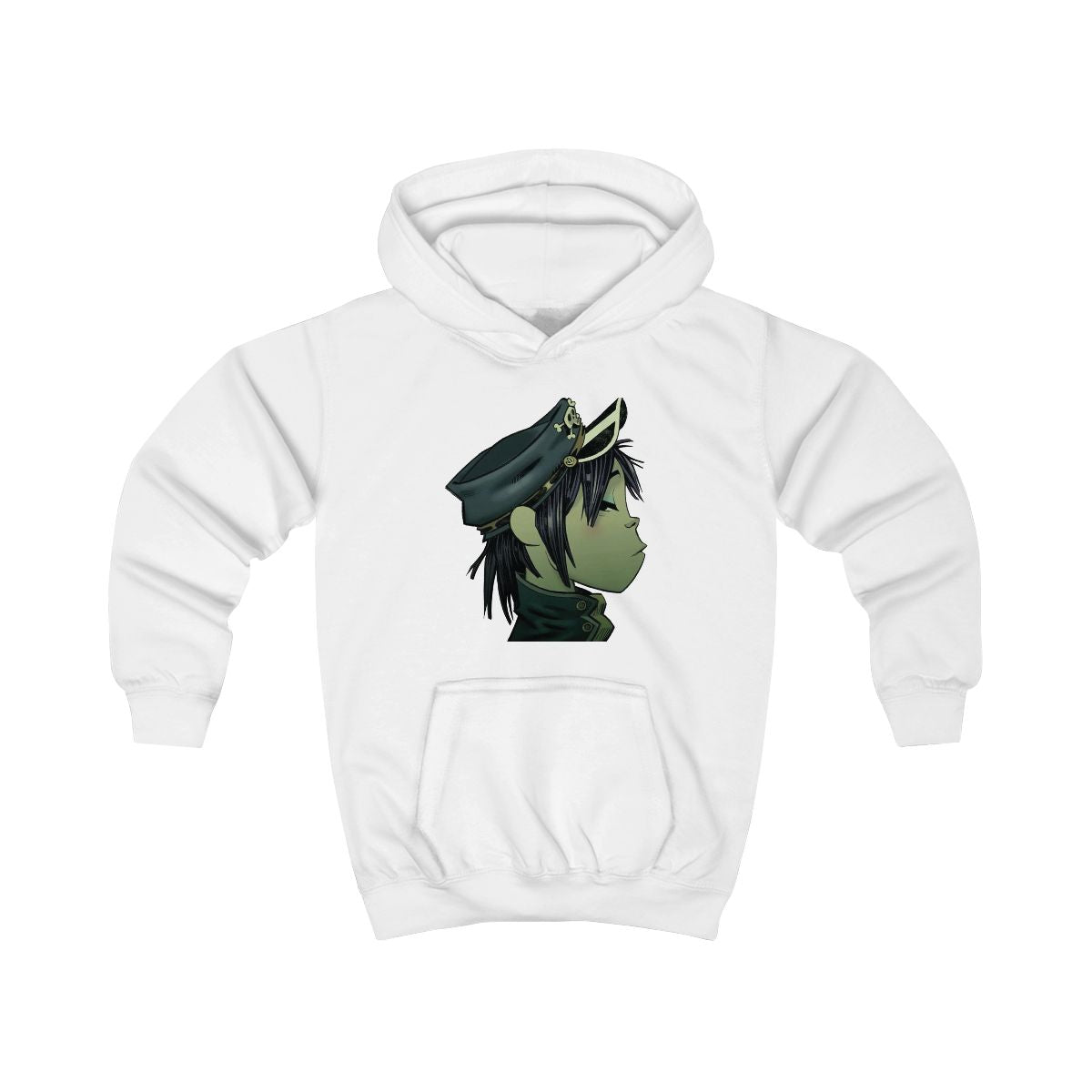 Green 2d Kids Hoodie
