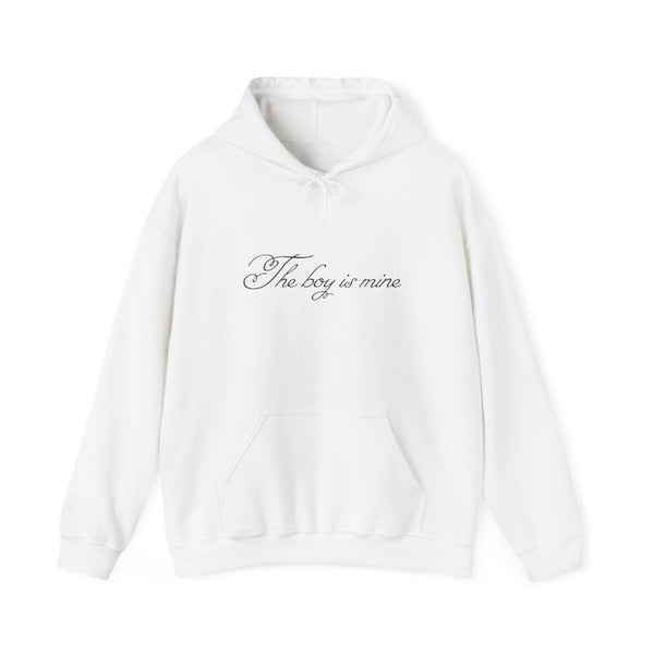 The Boy Is Mine Hoodie White Front