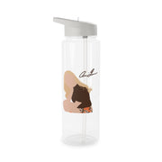 Vintage Pose Clear Water Bottle 6