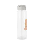 Vintage Pose Clear Water Bottle 8