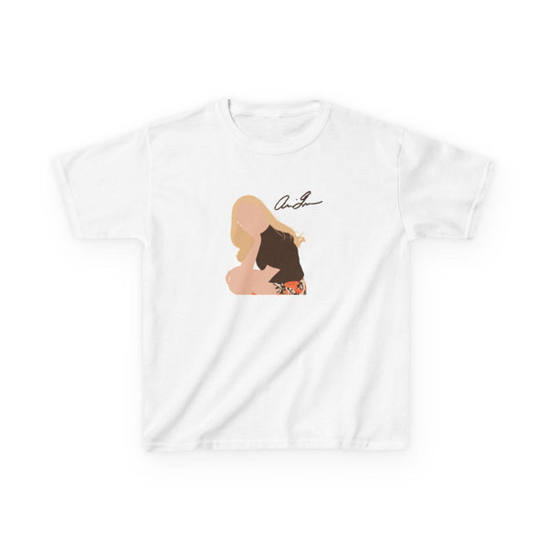 Vintage Pose Kids T-Shirt White Front