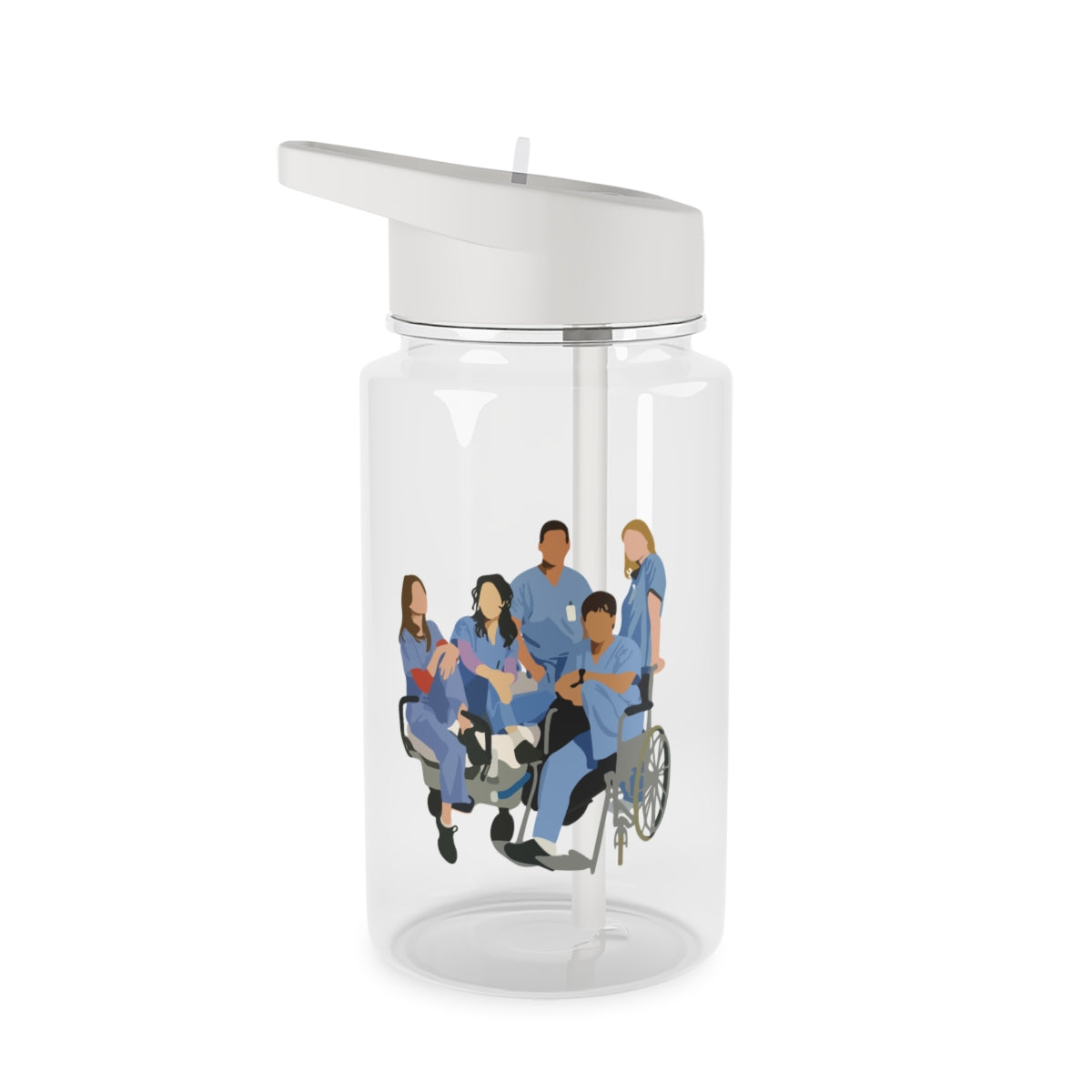 Greys Cast Clear Water Bottle