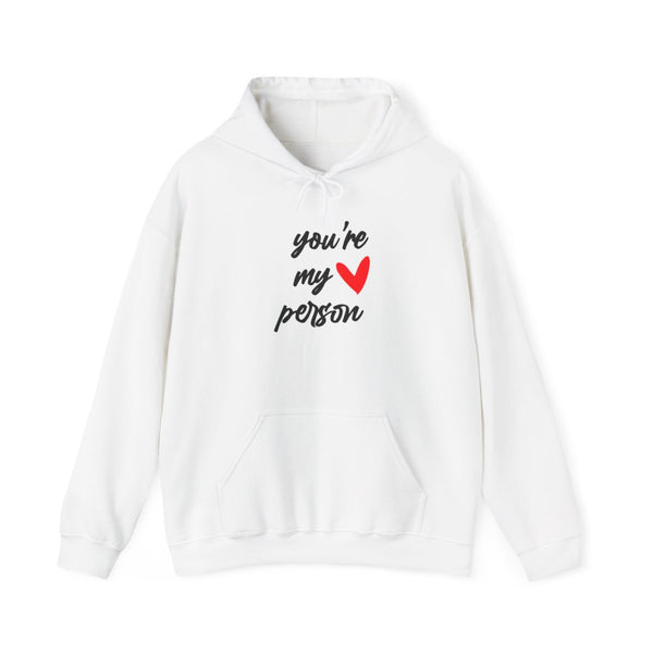 You're My Person Love - Grey's Hoodie White Front