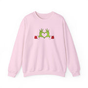 Christmas Green Heart Sweatshirt 7