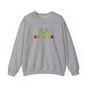Christmas Green Heart Sweatshirt 3
