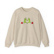 Christmas Green Heart Sweatshirt 5