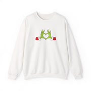 Christmas Green Heart Sweatshirt 1