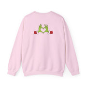 Christmas Green Heart Sweatshirt 8