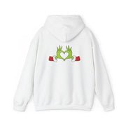 Christmas Green Heart Hoodie 2