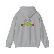 Christmas Green Heart Hoodie 4