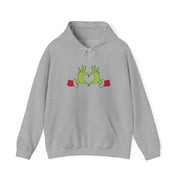 Christmas Green Heart Hoodie 3