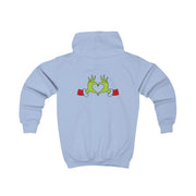 Christmas Green Heart Kids Hoodie 6