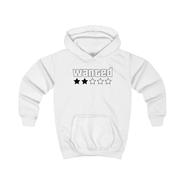 Wanted - Video Game Kids Hoodie White Front