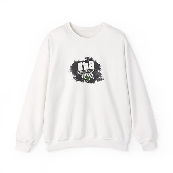 Five - Video Game Sweatshirt White Front