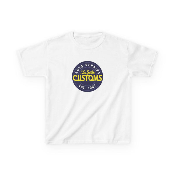 Los Santos Customs - Video Game Kids T-Shirt White Front