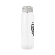 Green Five - Video Game Clear Water Bottle 8
