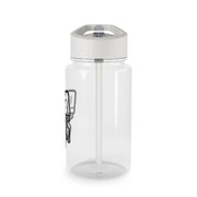 Green Five - Video Game Clear Water Bottle 4