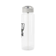 Green Five - Video Game Clear Water Bottle 9