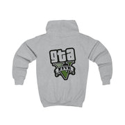 Green Five - Video Game Kids Hoodie 4