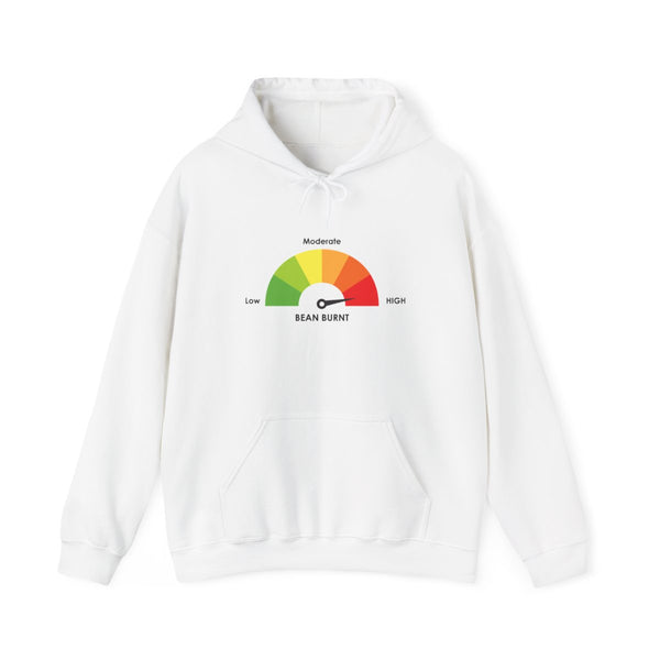 Burnt Bean Guage Hoodie White Front