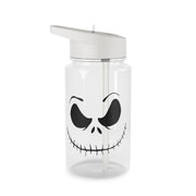 Pink Jack Skeleton Clear Water Bottle 1